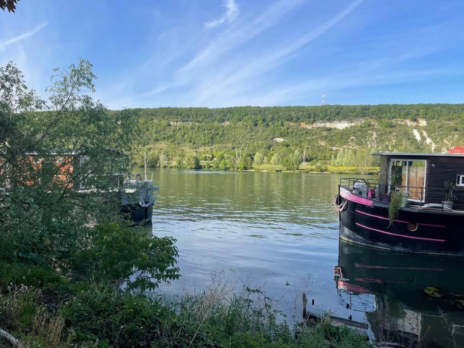 Maison Fleurs De Lys, Climatisee, Wifi Et Parking Privee Gratuit, Lave-Linge, Vernon Giverny Exteriör bild